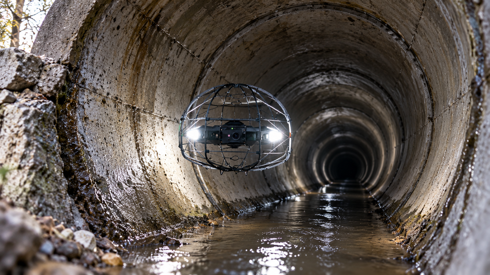 Iprosurv drones in your industry Sewers, Culverts & Underground Inspections
